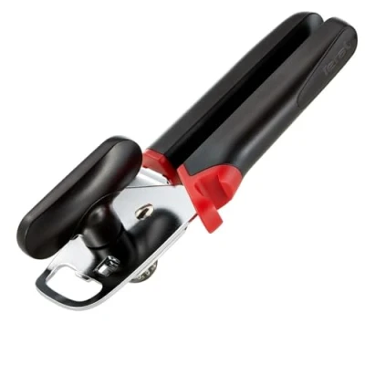 Abbildung von Tefal Ingenio K20705 Dosenöffner Material: Kunststoff Leicht zu reinigen Spülmaschinengeeignet Farbe: Rot/Schwarz, 1 Stück