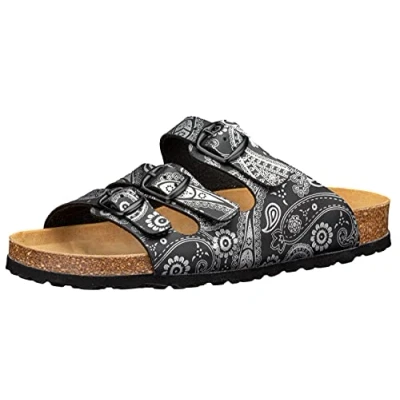 Abbildung von Lico Bioline Lady Power Damen Hausschuh, schwarz/silber, 38 EU
