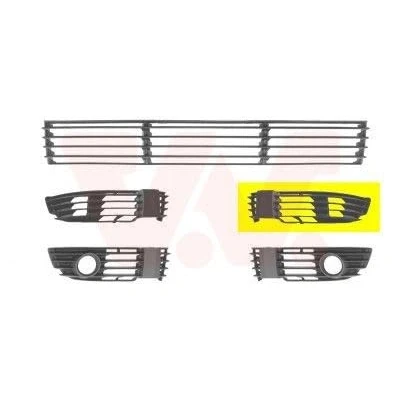 Abbildung von VAN WEZEL 5837591 Lüftungsgitter vorne links VOLKSWAGEN: Passat B5 GP Variant, Limousine