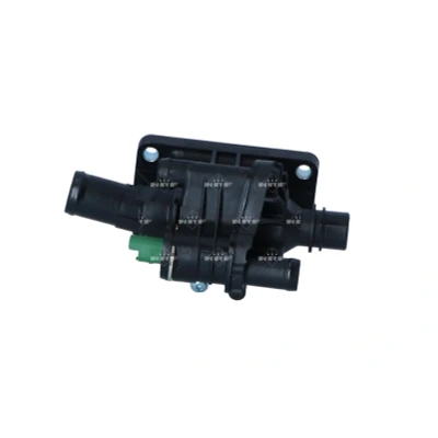 Abbildung von NRF 725039 Kühlwasserthermostat 83 mit Sensor, Dichtring Gehäuse PEUGEOT: 307 Schrägheck, CITROËN: C4 I Grand Picasso, FORD: Focus 2 Kombi