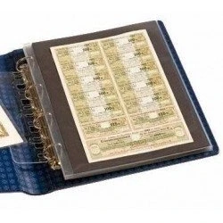 Abbildung von Leuchtturm, Folio A4+, Blätter (4 Ringe) 2er Einteilung (260x176 mm.) Transparent Abm: 290x365 mm. pro 5 Stk.