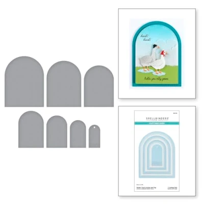 Abbildung von Spellbinders Perfect Touch Arches and Tag Cutting Dies (S5 649)