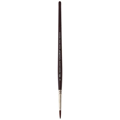Abbildung von Winsor &amp; Newton 5734005 Galeria Acrylpinsel, aus Synthetikfasern, ideale Kontrolle für dickere Farbaufträge, kurzer Stiel, Rundpinsel Nr. 5, 3 mm