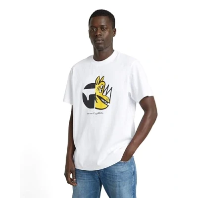 Abbildung von G STAR Unisex Rhino Cartoon Tshirt print, Größe: XL, White