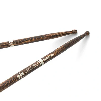 Abbildung von ProMark Schlagzeug Sticks Bring Your Own Style BYOS FireGrain Keine übermäßige Vibration Lackierung, Große runde Spitze, Hickoryholz 1 Paar