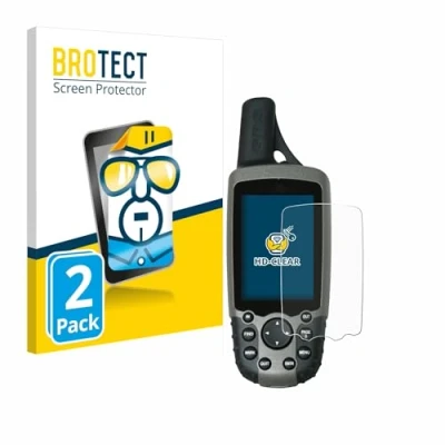 Abbildung von BROTECT (2 Stück Schutzfolie für Garmin GPSMAP 60CSx Displayschutz Folie Ultra Klar