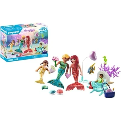 Abbildung von Playmobil 71469 Princess Magic Bausatz Liebevolle Meerjungfrauenfamilie