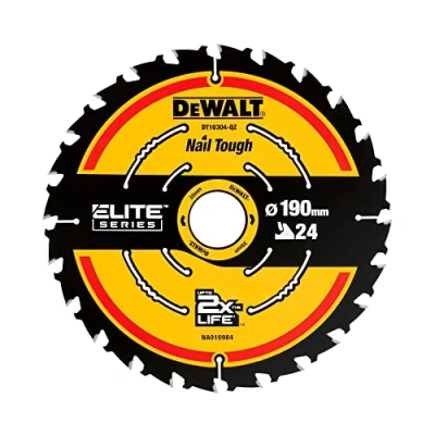 Abbildung von Extreme DeWALT 2 DT10304 QZ Kreissägeblatt für Holz, Sperrholz, mitteldichte Faserplatten (MDF) 190 mm 24 Zähne