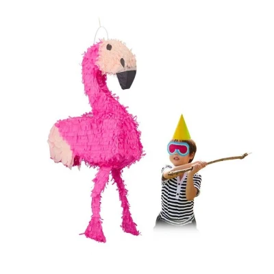 Abbildung von relaxdays Pinata Flamingo