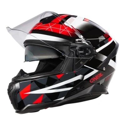 Abbildung von O&#039;NEAL Motorradhelm Enduro Adventure Street ABS Schale, integrierte Sonnenblende Challenger Helmet Erwachsene Schwarz Grau Rot Größe XXL