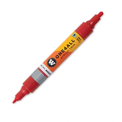 Abbildung von Molotow Permanentmarker One4All Acrylic Twin nachfüllbar 1,5 und 4mm v