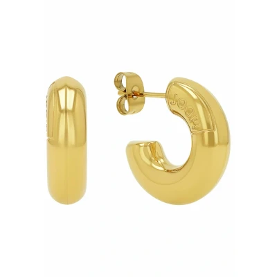 Abbildung von JOOP! Creolen Edelstahl Damen Ohrschmuck, 1,9 cm, Gold, Kommt in Schmuck Geschenk Box, 2039843