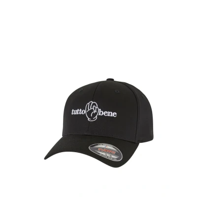 Abbildung von Mister Tee Tutto BENE Flexfit Cap, Herren, Größe: L/XL, Schwarz