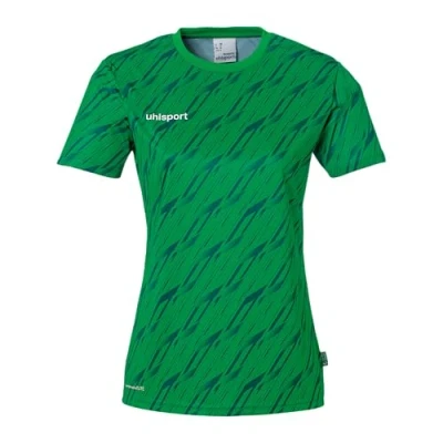 Abbildung von uhlsport Tshirt print, Damen, Größe: Medium, Grün