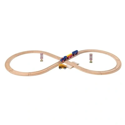 Abbildung von Eichhorn Spielzeug Eisenbahn Achterbahn, (Set, 27 tlg), FSC® schützt Wald weltweit