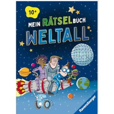 Abbildung von Mein Rätselbuch, für Kinder ab 10 Jahre, Weltall, Rätsel zum Thema Weltraum