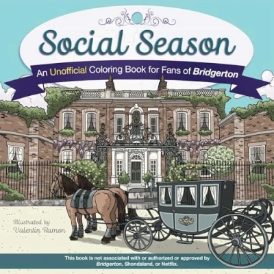 Abbildung von Social Season: An Unofficial Coloring Book for Fans of Bridgerton
