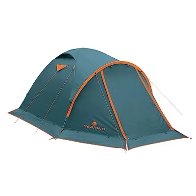Abbildung von Ferrino Skyline 3 Campingzelt, Blau und Orange, Seats