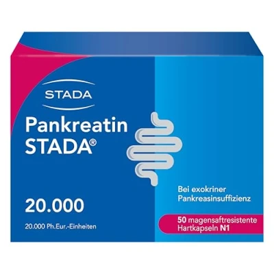 Abbildung von Pankreatin STADA 20.000 bei Verdauungsstörung 50 St