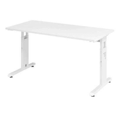 Abbildung von HAMMERBACHER Schreibtisch VOS614/W/W weiß