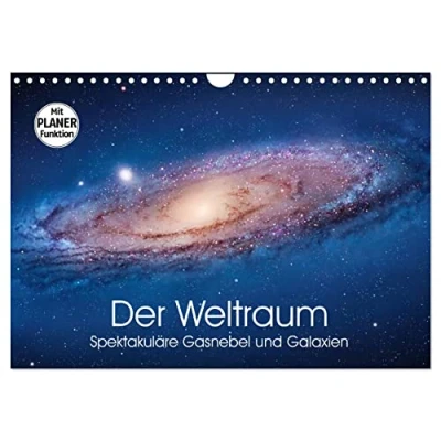 Abbildung von Der Weltraum. Spektakuläre Gasnebel und Galaxien (Wandkalender 2025 DIN A4 quer), CALVENDO Monatskalender
