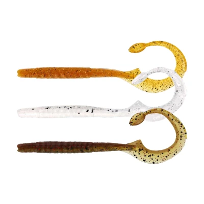 Abbildung von Westin Ned Worm Curl Mix Shad Clear Water 12cm (5 stuks) Gummifisch