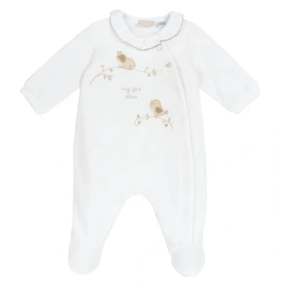 Abbildung von Chicco Front AND LEG Opening Strampler für Kinder, Größe: 76, White