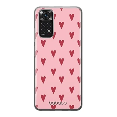 Abbildung von Babaco ERT Group Handyhülle für Xiaomi REDMI Note 11S 4G / 11 Original und offiziell Lizenziertes Muster Hearts 004 optimal an die Form des Handy angepasst, hülle aus TPU