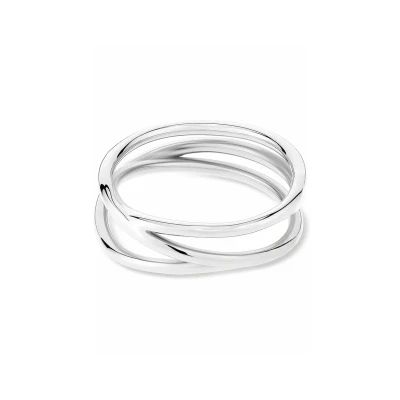 Abbildung von Liebeskind Berlin Ring LJ 1624 R 56 aus Edelstahl in Silber