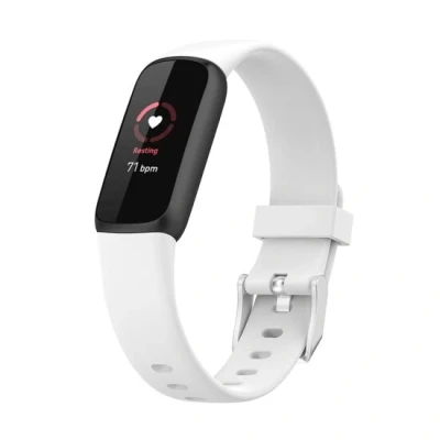 Abbildung von Fitbit Luxe Sportarmband mit Schnalle Größe: Klein Weiß