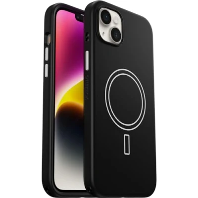Abbildung von OtterBox Slim Serie Hülle für iPhone 14 Plus mit MagSafe, stoßfest, sturzsicher, ultraschlank, dünne schützende Hülle, getestet nach Militärstandard, Snowfall