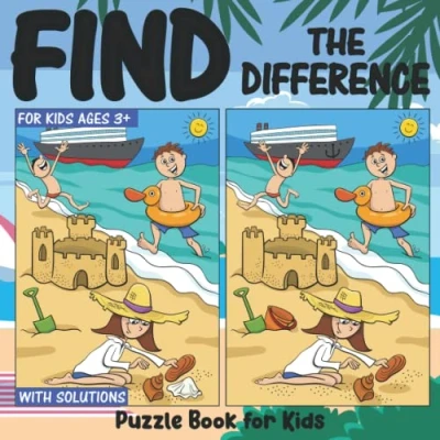 Abbildung von Find the Difference Puzzle Book for Kids: A Fun Spot Activity with Solutions