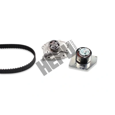 Abbildung von HEPU PK09660 Wasserpumpe + Zahnriemensatz 133 RENAULT: MEGANE 3 Schrägheck, Grandtour, SCENIC 3, SUZUKI: Grand Vitara 2 SUV