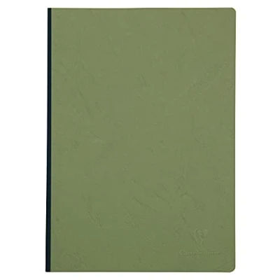 Abbildung von Clairefontaine 791423C Heft A4, Leinen, Age Bag, kariert, 96 Blatt, grün