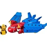Abbildung von Transformers Optimus Prime Jumbo Jet Flitzer, Spielfigur