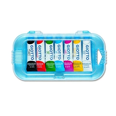 Abbildung von Giotto 301600 Box 7 Hardcase Ölfarben, Gouache 10 ml