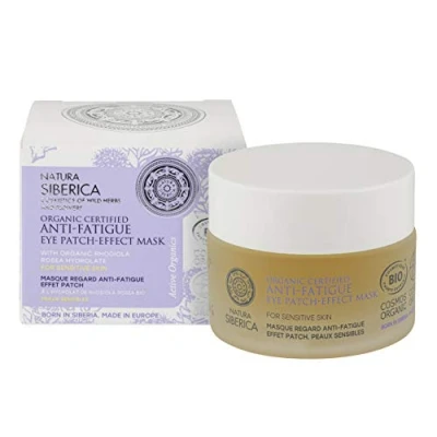 Abbildung von Natura Siberica Bio Zertifizierte Anti Ermüdungs Pflastermaske für empfindliche Haut, 50 ml