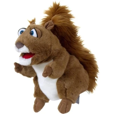 Abbildung von Living Puppets Handpuppe Gerda das Eichhörnchen W798 (Packung), Sehr gut geeignet um Geschichten zu erzählen