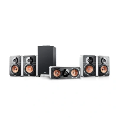 Abbildung von Teufel ULTIMA 20 CONCEPT Surround &quot;5.1 Set&quot; Lautsprechersystem (Bluetooth, HDMI, 120 W, Integrierter AV Receiver mit Bluetooth 5.0 Qualcomm® aptX™, sowie HDMI)