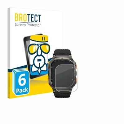 Abbildung von BROTECT Schutzglas für Kospet Tank M3 Ultra (6 Stück) Schutzfolie Panzer Folie Glas [Extrem Kratzfest 9H, Anti Fingerprint, Transparent]