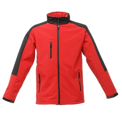 Abbildung von Herren Wandern Jacke wasserdicht. atmungsaktiv. leicht Hydroforce. rot