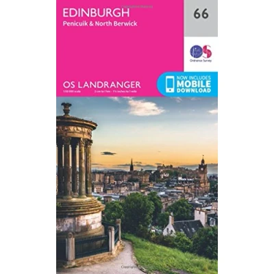 Abbildung von Edinburgh, Penicuik &amp; North Berwick (OS Landranger Map, Band 66)