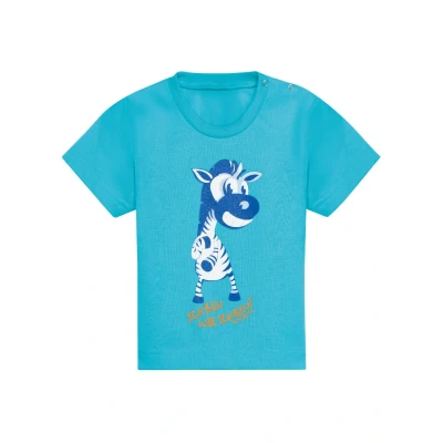 Abbildung von Trigema T Shirt &quot;TRIGEMA mit lustigem Zebra Printmotiv&quot;, (1 tlg.)