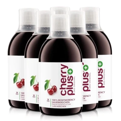 Abbildung von Cherry PLUS US Montmorency Sauerkirsch Konzentrat 6X500 ml