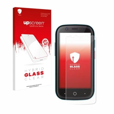 Abbildung von upscreen Schutzglas für Unihertz Jelly 2 Schutzfolie, Glas Folie [Klar, 9H Panzerschutz, Anti Fingerprint]