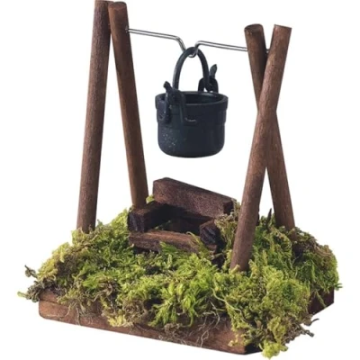Abbildung von Puppenhaus Lagerfeuer, H&ouml;he 70mm