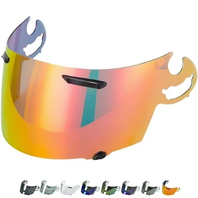Abbildung von Everalo Kompatibel mit Arai Rx7 GP Visier Chaser V Axces 2 3 Quantum ST Pro Rebel Signet Q Vector Defiant Corsair RR5 Helmvisier SAI Pinlock (Rot)