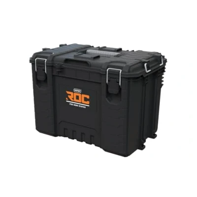 Abbildung von Keter ROC Pro Gear Heavy Duty Werkzeugaufbewahrung XL Werkzeugkoffer schwarz/grau