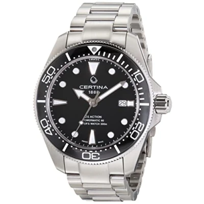 Abbildung von Certina C032.607.11.051.00 Taucheruhr Automatik DS Action Stahl/Schwarz 30 bar