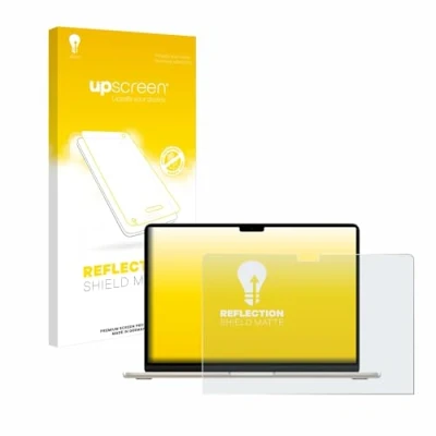 Abbildung von upscreen Entspiegelungs Schutzfolie für Apple MacBook Air 15&quot; M3 2024 Displayschutz Folie Matt [Anti Reflex, Anti Fingerprint]
